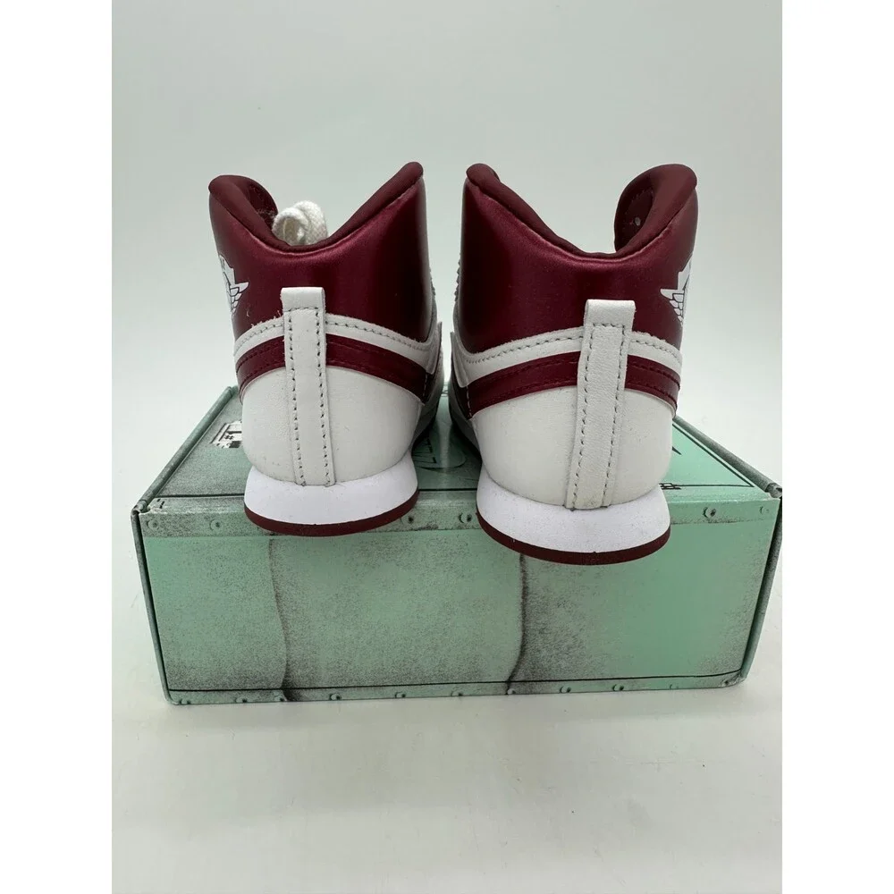 Air Jordan 1 High '85 Toddler Size 5c Metallic Burgandy Leather Shoes DV3655 161